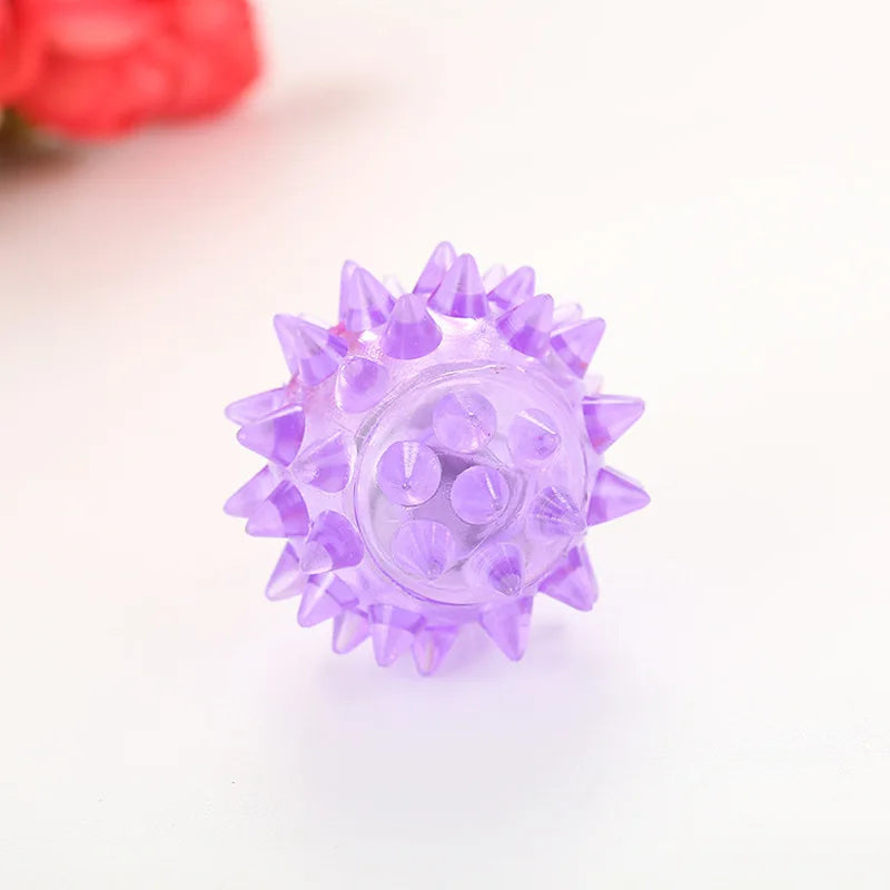LED Rolling Cat Ball - Glowing Colorful Pet Toy