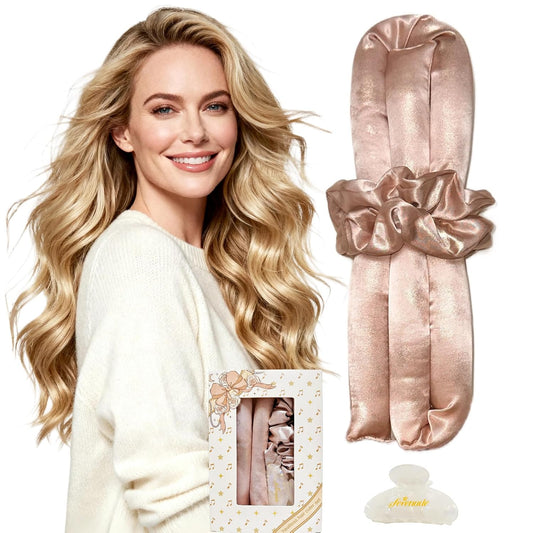 Satin Heatless Curling Rod Headband - No-Heat Hair Roller