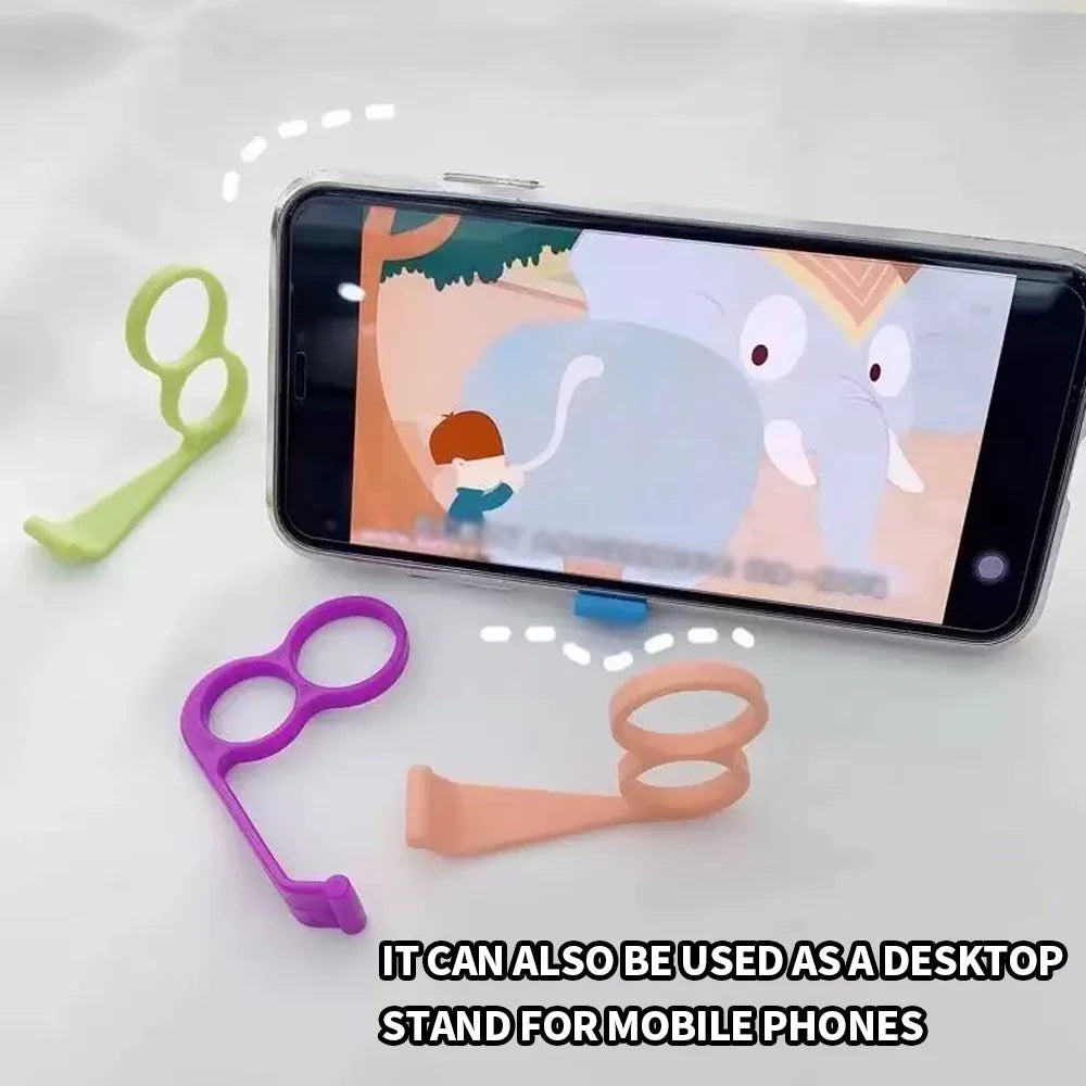 Compact Lazy-Finger Desktop Phone Stand