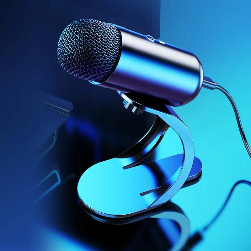 RGB USB Condenser Desktop Microphone for Streaming & Calls