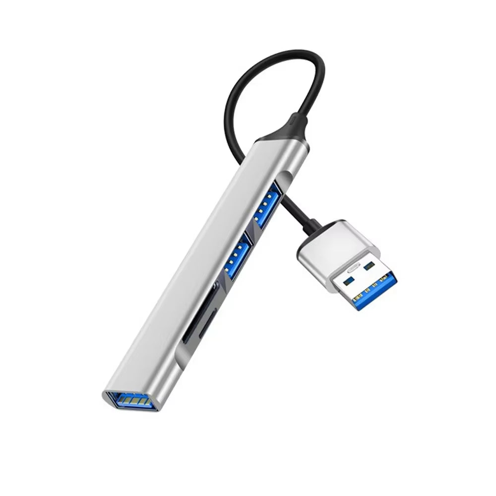 Aluminum USB-C Hub with SD/TF Card Reader