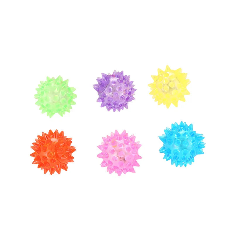 LED Rolling Cat Ball - Glowing Colorful Pet Toy