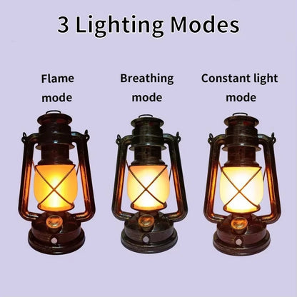 Vintage-Style LED Lantern
