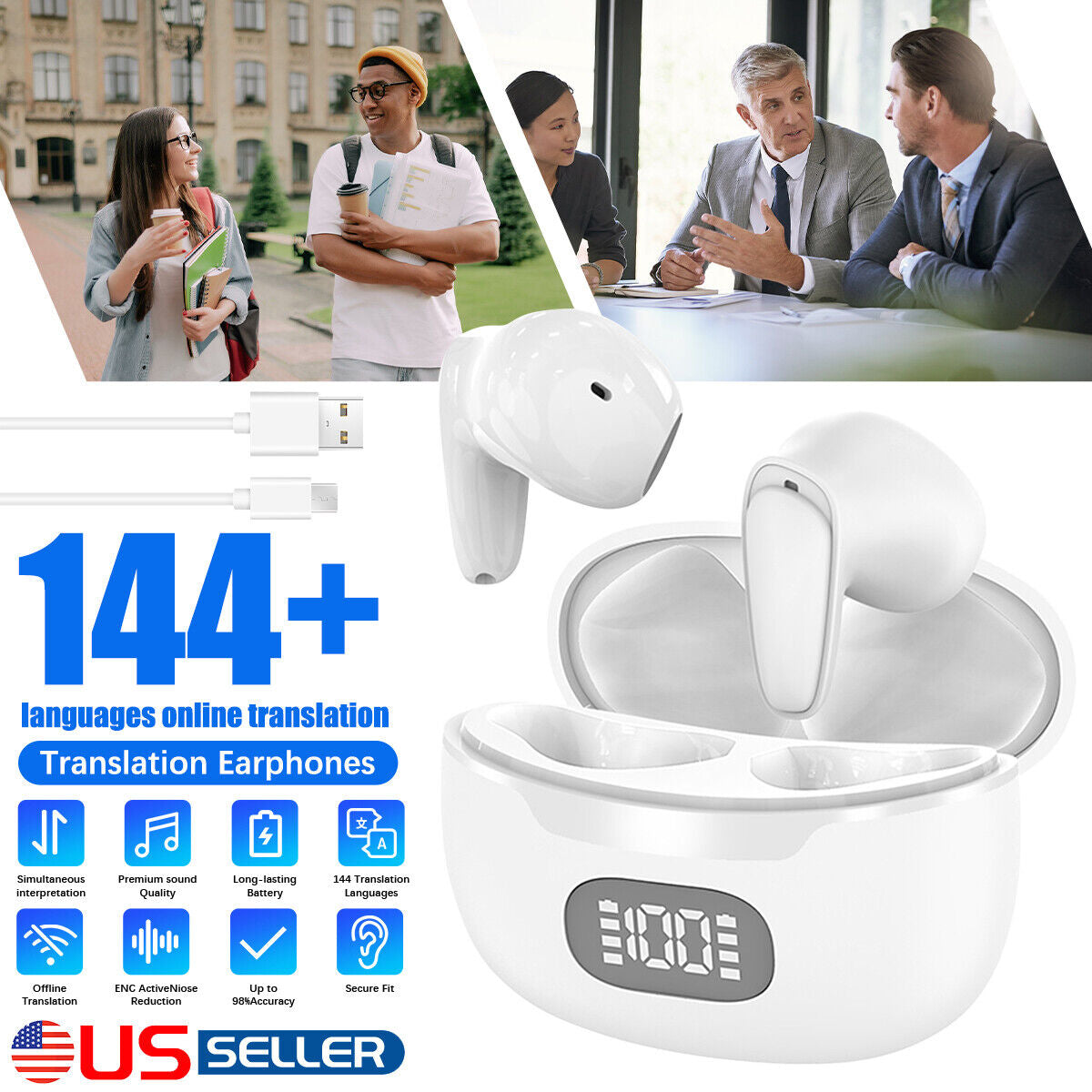 AI Translation Earbuds