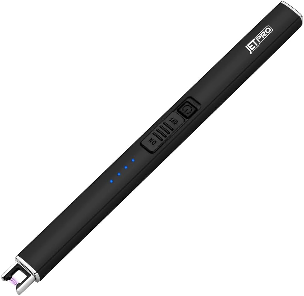 Electric Arc Windproof Lighter - Flameless USB Rechargeable with Safety Lock