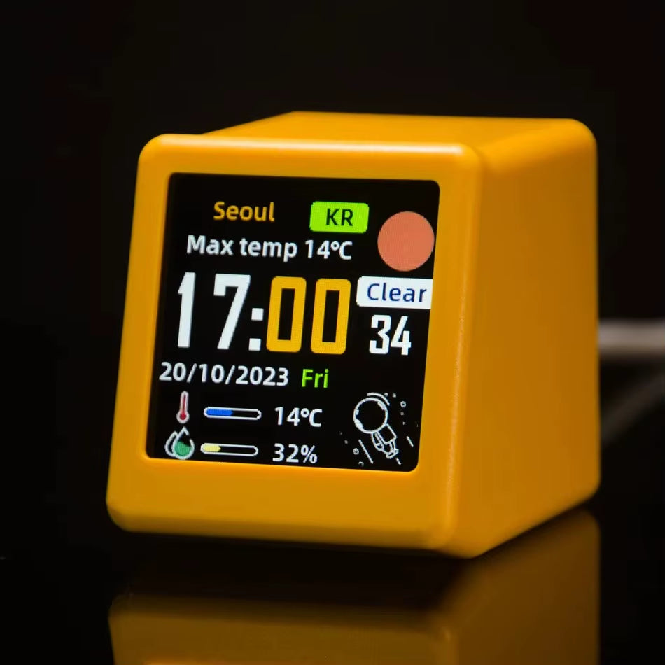Mini Wi-Fi Weather Station Desk Display