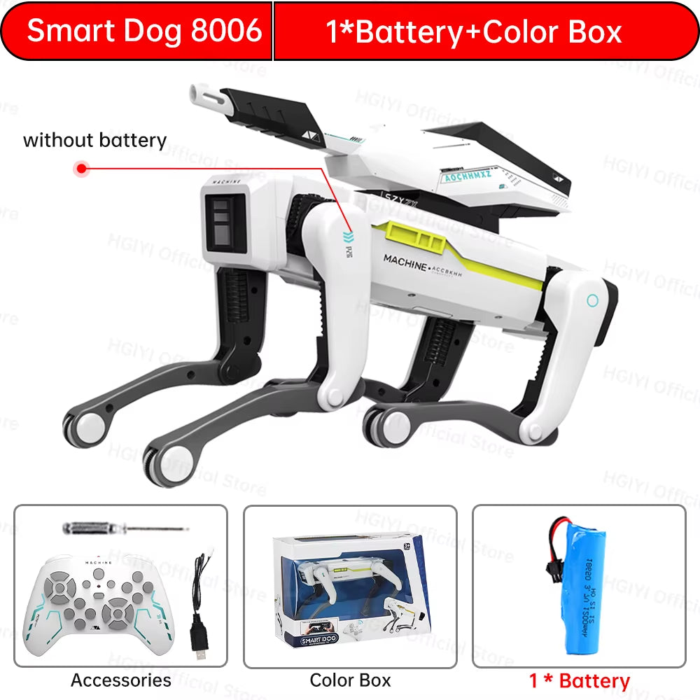 Smart RC Robot Dog with Voice & Touch Response
