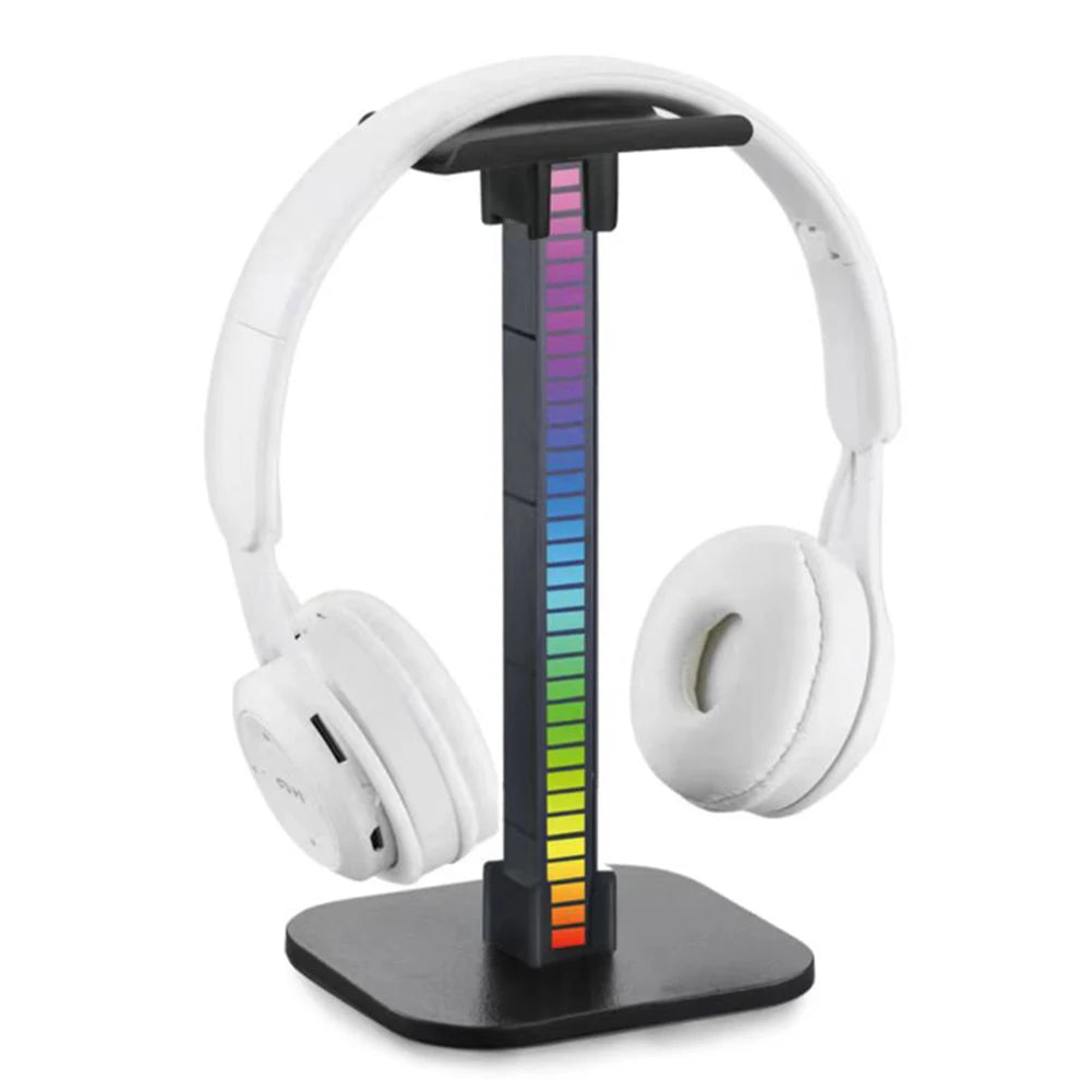 RGB Gaming Headphone Stand - 10 Lighting Modes with USB Ports