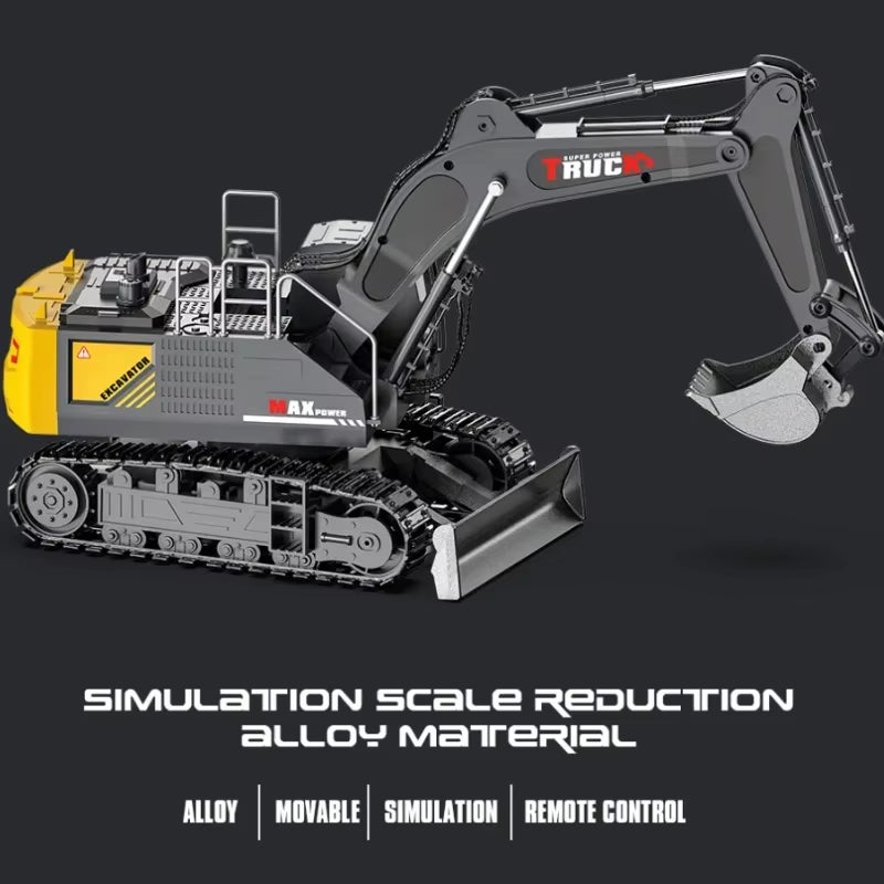 1:18 Alloy RC Excavator (17-Channel)