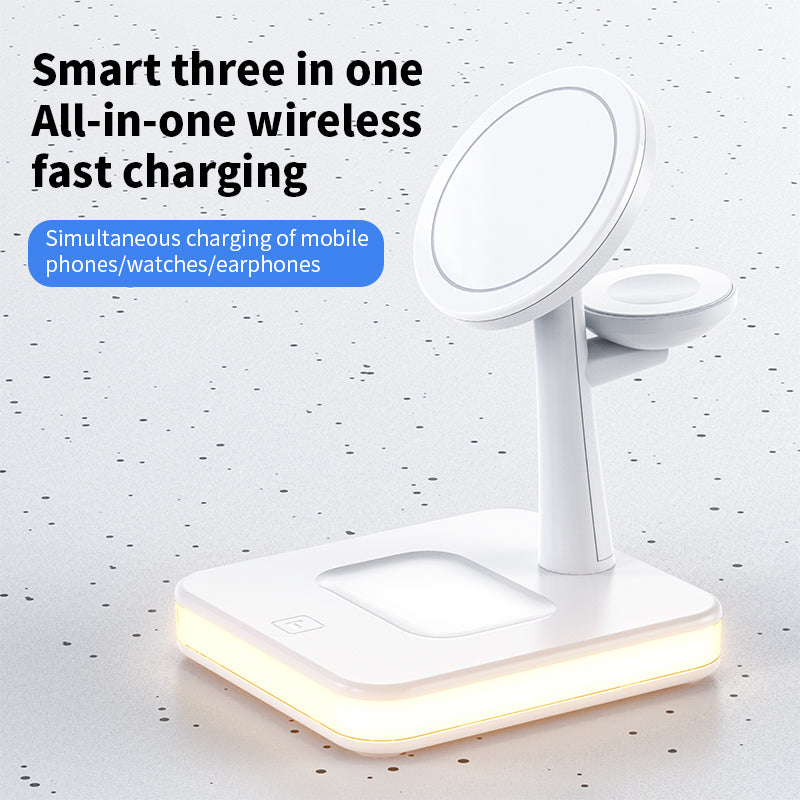 4-in-1 RGB Magnetic Charger Stand
