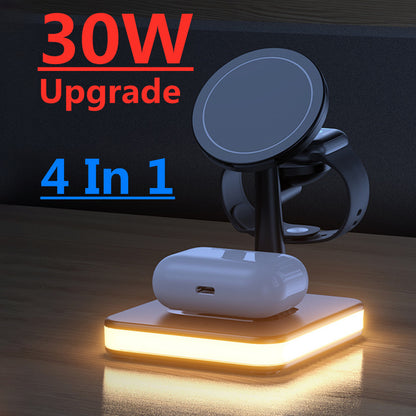 4-in-1 RGB Magnetic Charger Stand