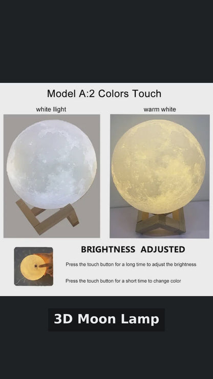 3D Moon Lamp